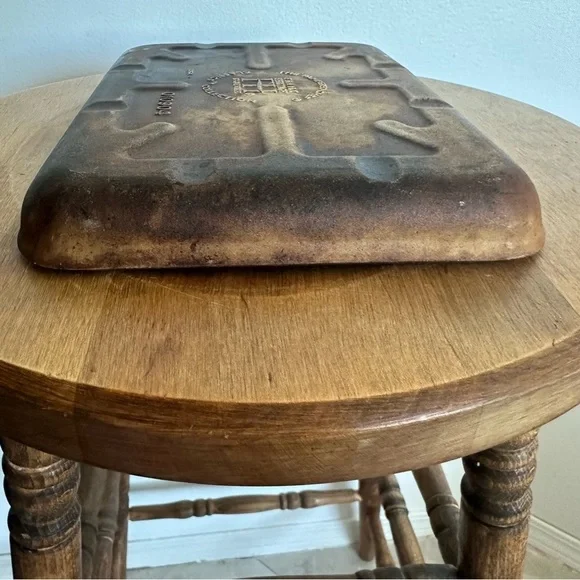 SOLD-Pampered Chef Family Heritage Stoneware 9x7 Inch Small Bar Pan Toaster Oven - Picture 8 of 9